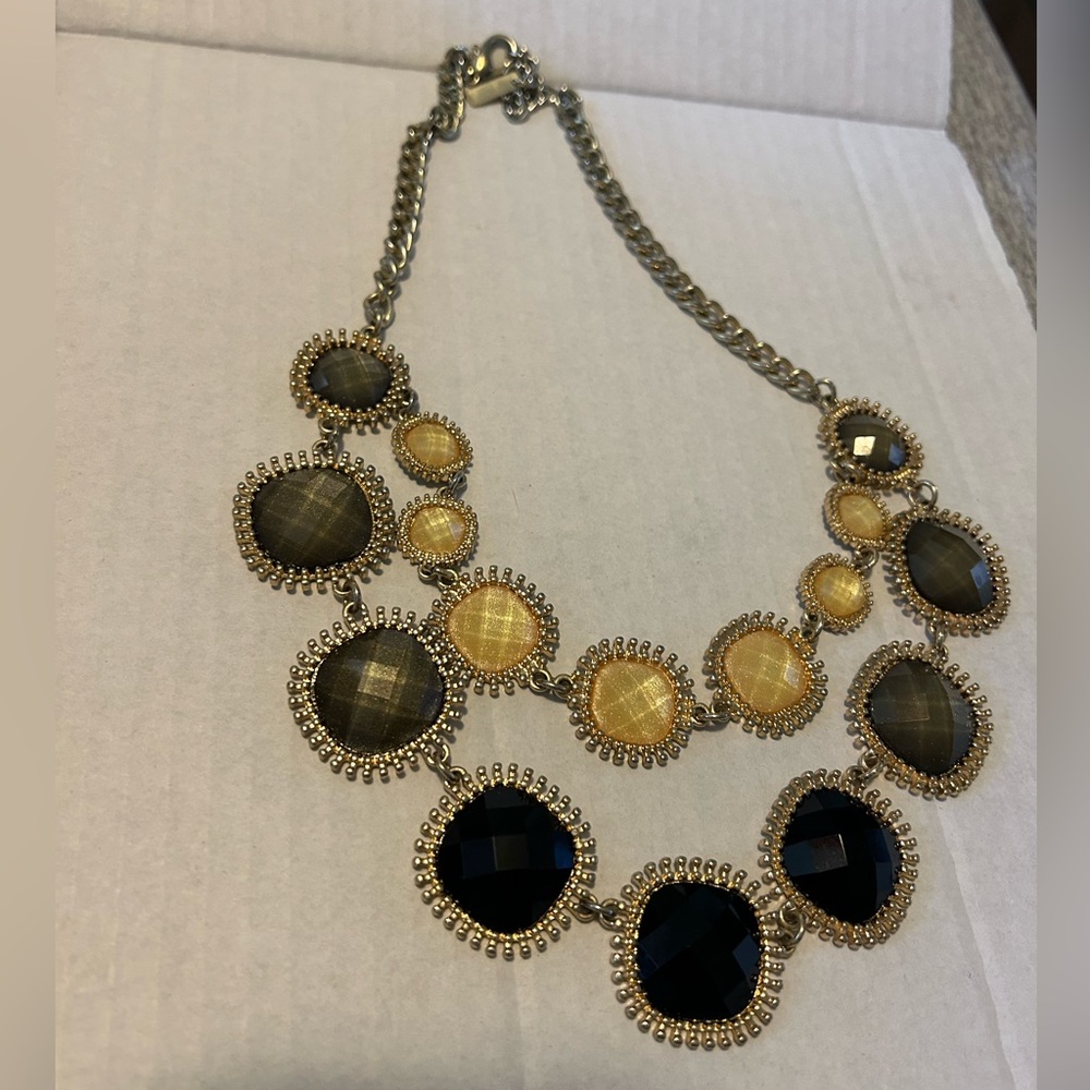 Dual tone Statement necklace